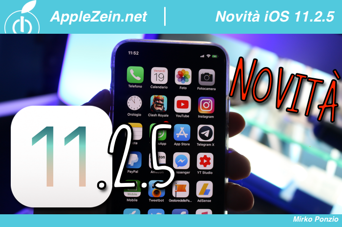 iOS 11, iOS 11.2.5, Download, Novità