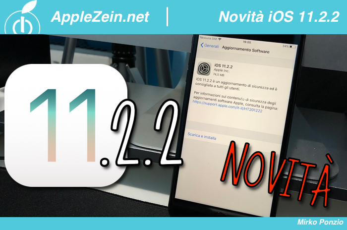 iOS 11, iOS 11.2.2, Download, Novità