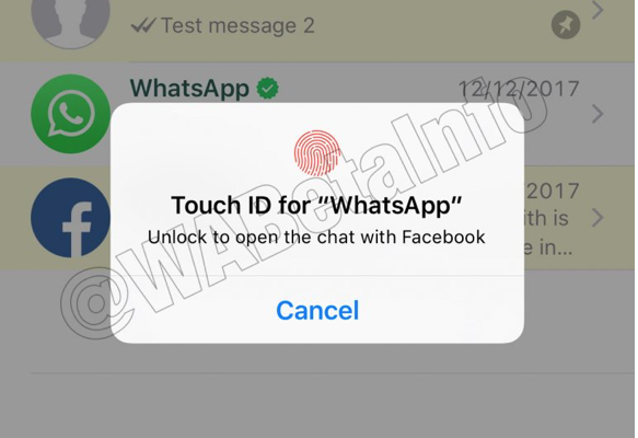 WhatsApp, Concept, Touch ID