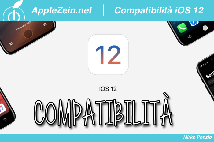 iOS 12, Compatibilità, iPhone