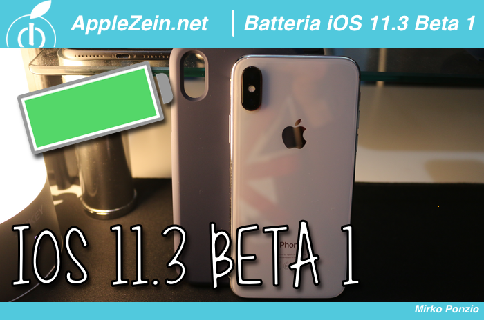 iOS 11, iOS 11.3 Beta 1, Batteria