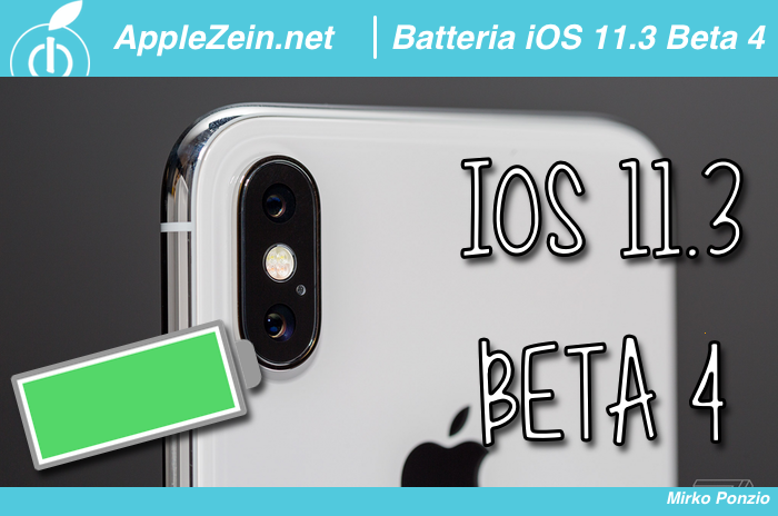 iOS 11, iOS 11.3 Beta 4, Durata, Batteria