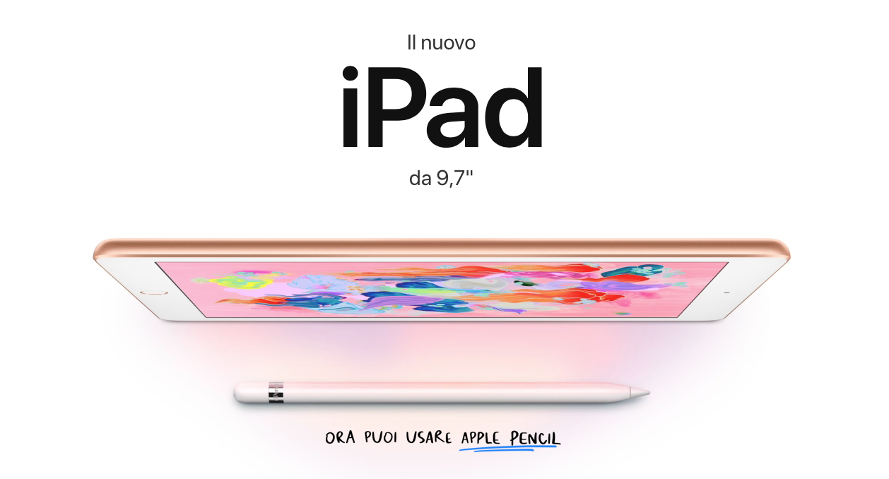 iPad 2018, Novità, Apple Pencil