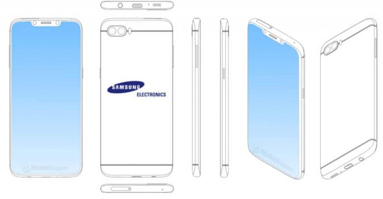 Samsung Galaxy S10, Notch, iPhone X