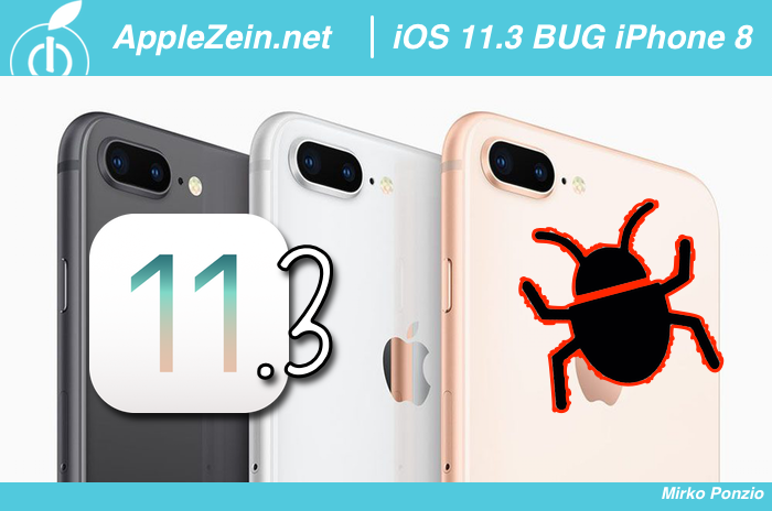 iOS 11, iOS 11.3, Bug, Schermo, iPhone 8
