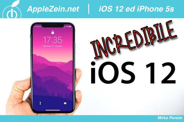 iOS 12, iPhone 5s