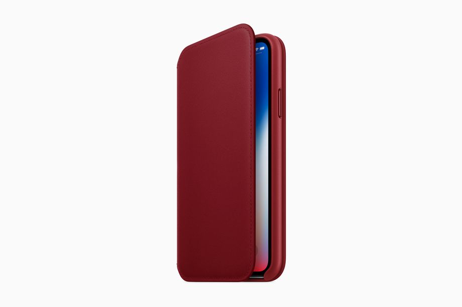 Cover, Folio, RED Special Edition, iPhone X