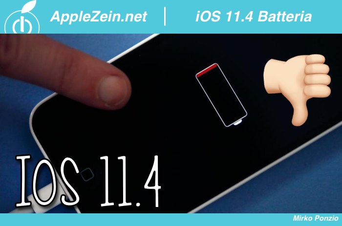 iOS 11, iPhone X, iOS 11.4 Beta 4, Batteria