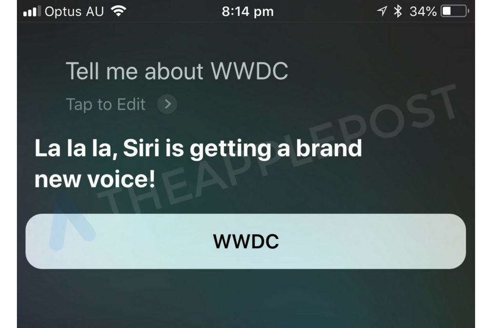 iOS 12, Siri, Nuova, Voce, WWDC 2018