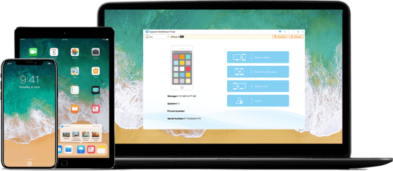 EaseUS MobiMover, Trasferimento, Dati, iPhone