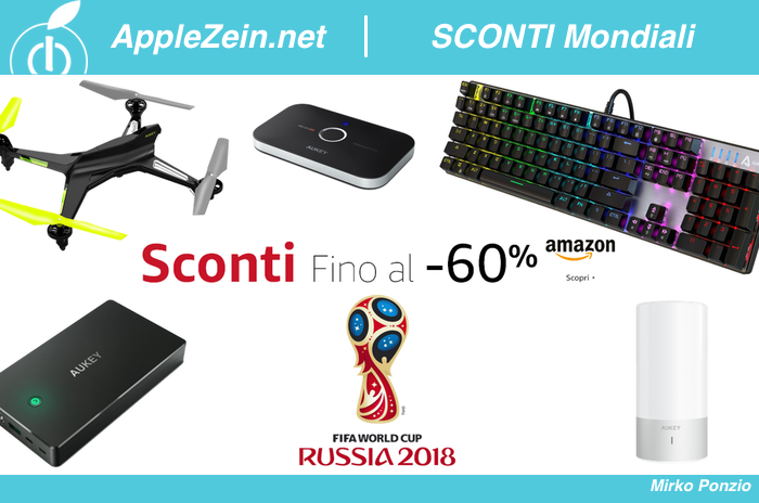 Sconti, 14 Giugno 2018, Mondiali, Calcio