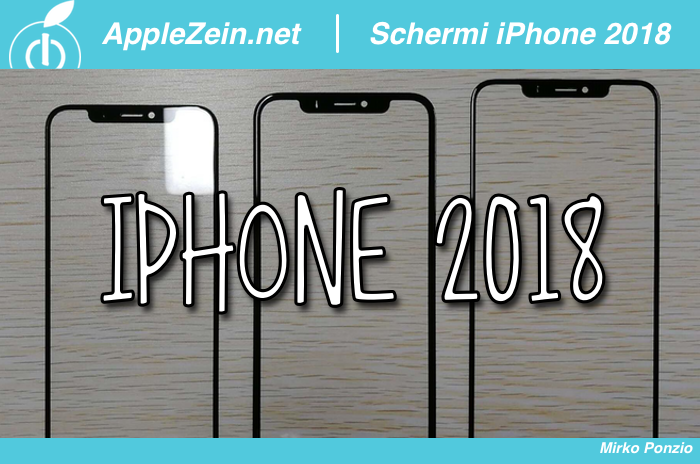 iPhone 2018, Schermo, Vetro