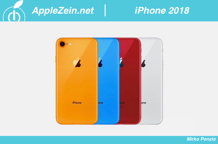 iPhone 2018, Colori