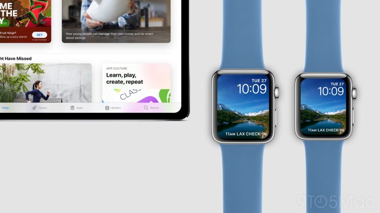 iPad X, 11 Pollici, Concept, Apple Watch Series 4