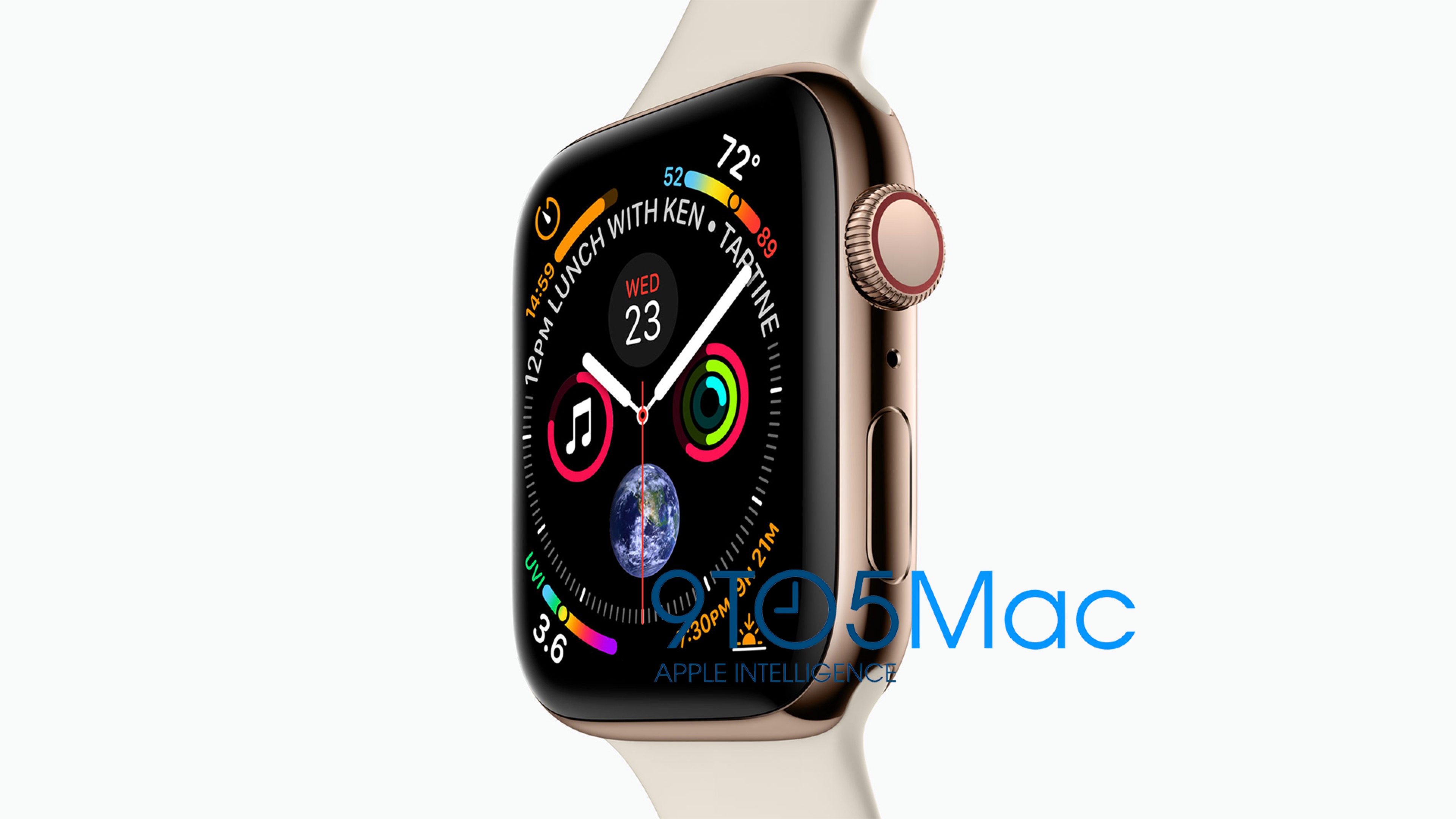 Apple Watch Series 4, Immagini, Ufficiali, Errore