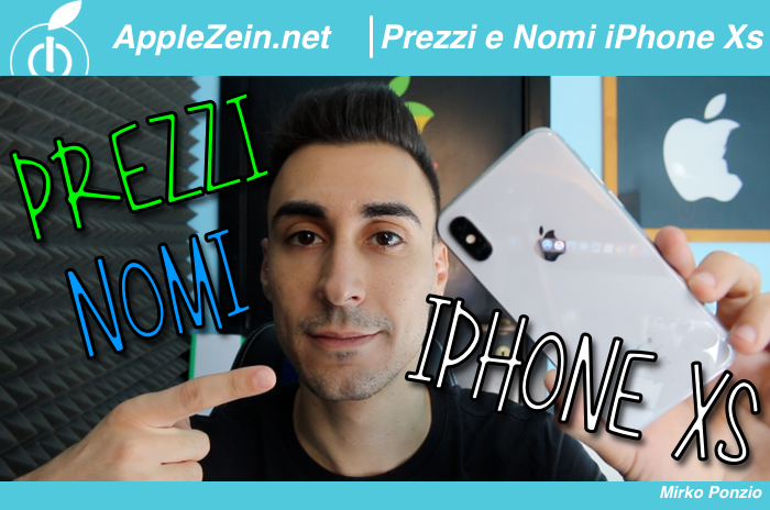 iPhone Xs, Prezzo, Nome