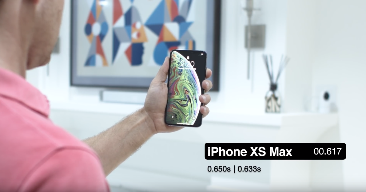 iPhone XS, Velocità, Face ID