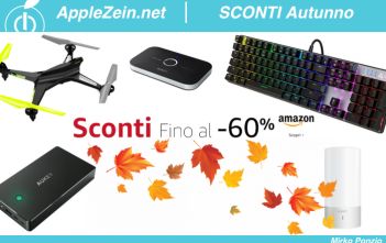 SCONTI Amazon iTech dei mesi d’Autunno | 9 novembre 2018 Sconti Autunno