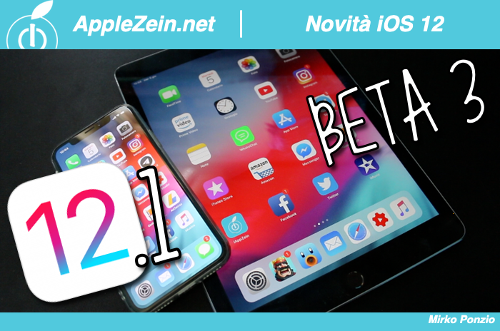 iOS 12, iOS 12.1 Beta 3, Novità