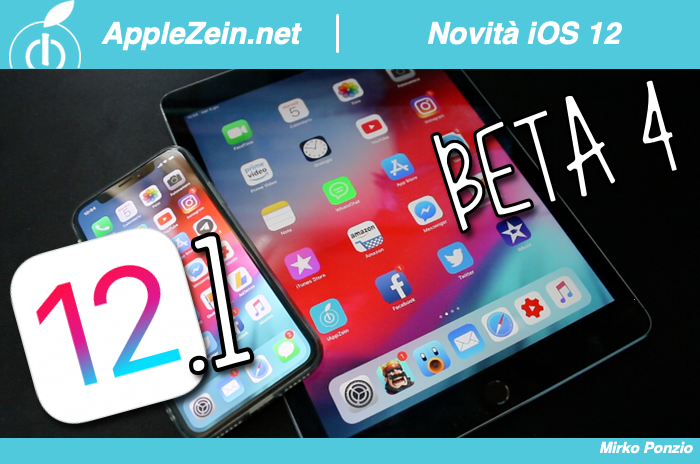iOS 12, iOS 12.1 Beta 4, Novità