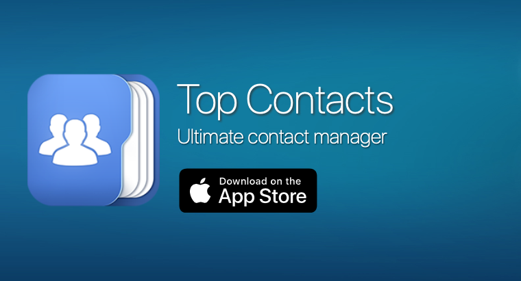 Top Contacts, Review, App Store
