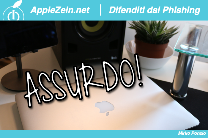 Apple ID, Phishing, Email, Assurdo