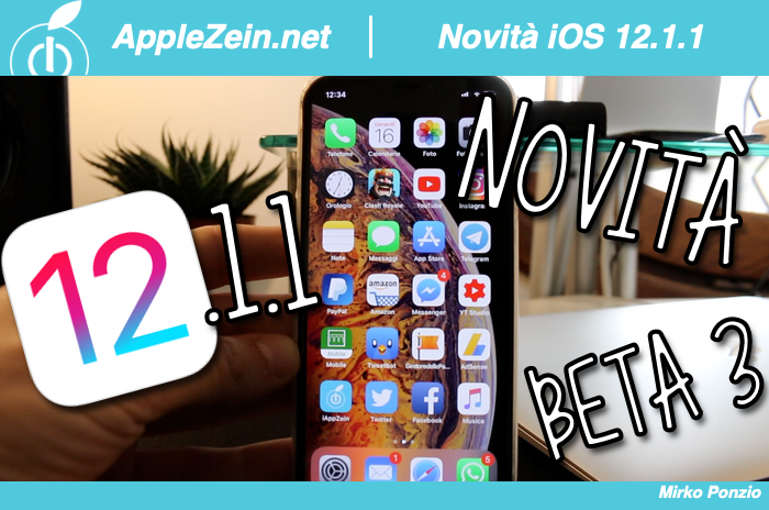 iOS 12, iOS 12.1.1 Beta 3, Novità