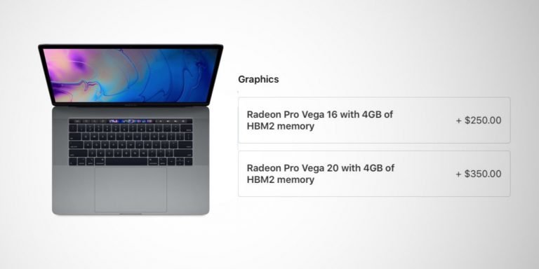 MacBook Pro, 13 pollici, Scheda Grafica, Radeon Pro Vega