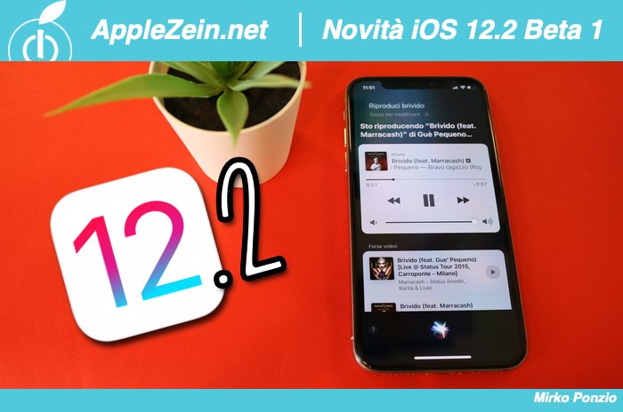 iOS 12, iOS 12.2 Beta 1, Novità