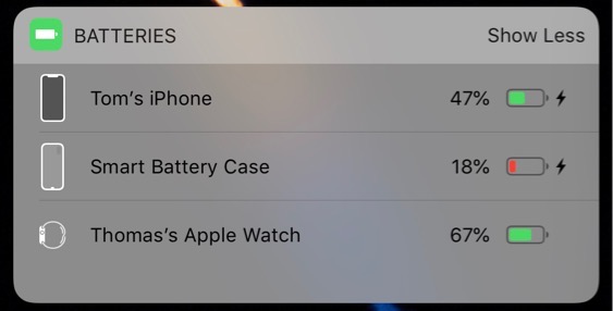 iOS 12, iOS 12.1.2, Icona, Smart Battery Case, iPhone XS