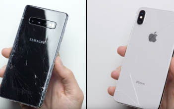 iPhone XS Max BATTE il Samsung Galaxy S10+ nel Drop Test Samsung Galaxy S10, Drop Test, iPhone XS Max
