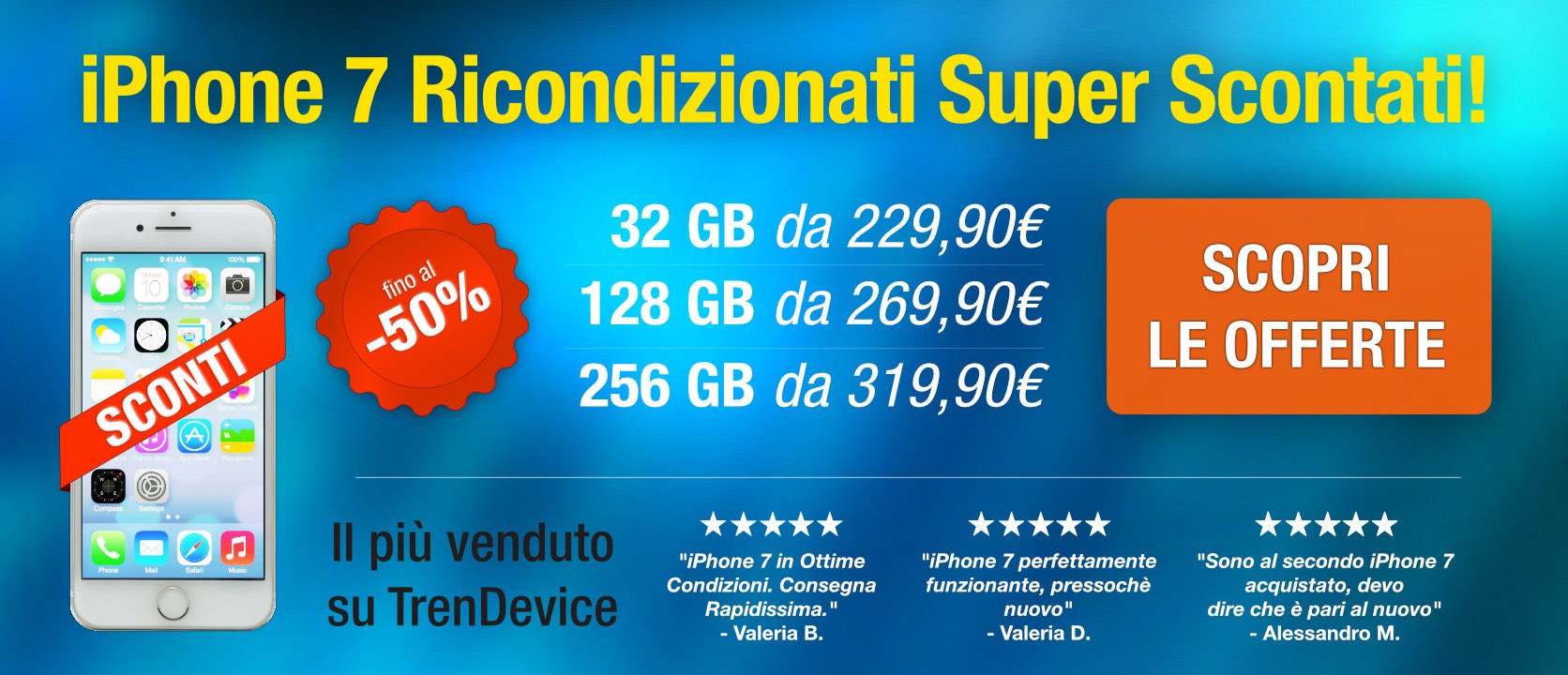 TrenDevice, Sconto, iPhone 7