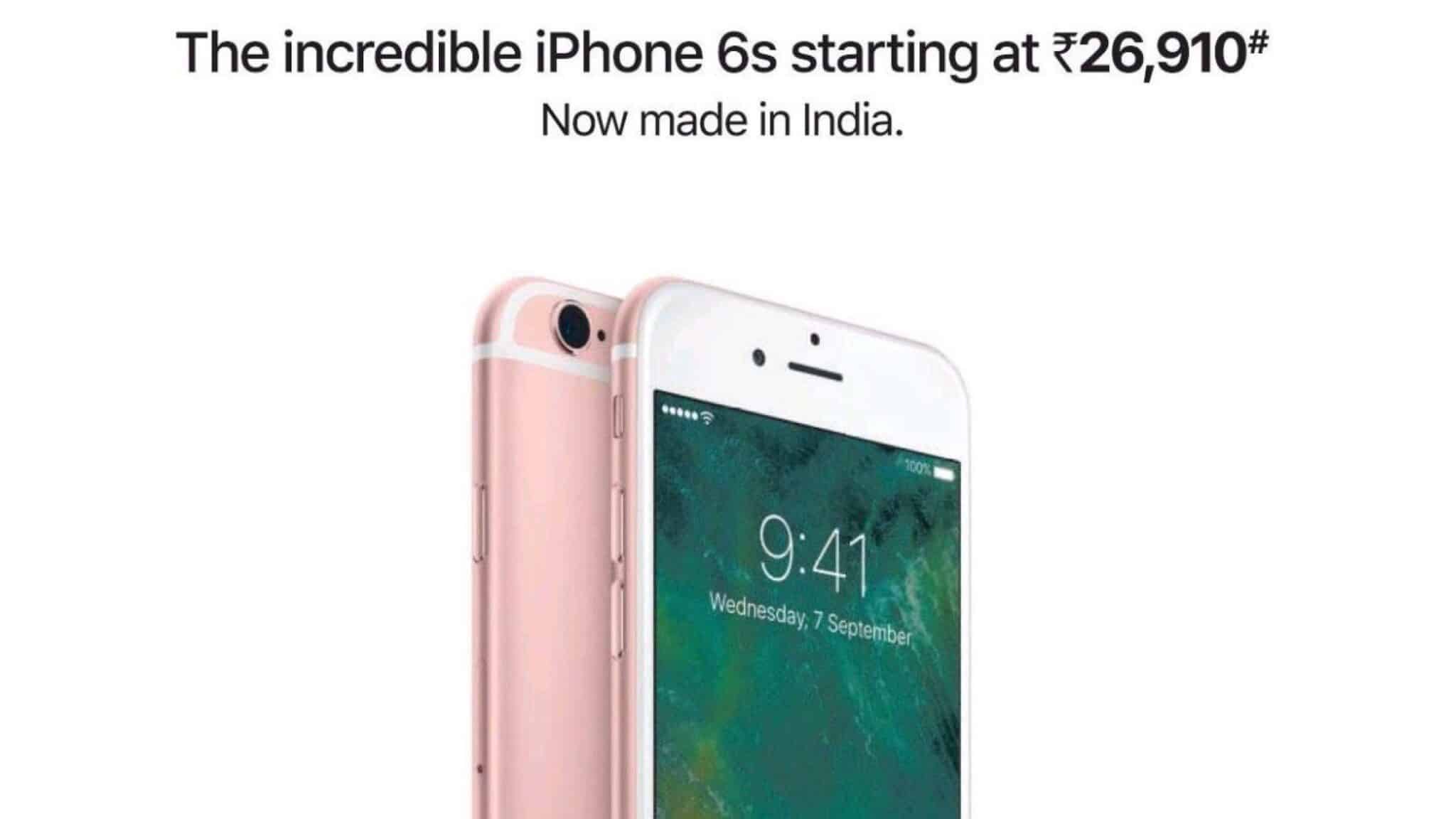 iPhone 6s, Vendita, India, Sconto