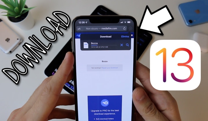 iOS 13, Approfondimento, Download Manager
