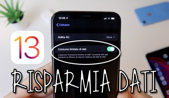 iOS 13, Approfondimento, Risparmio Dati