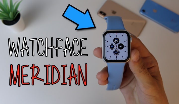 watchOS 6, WatchFace, Meridian, Apple Watch Series 5