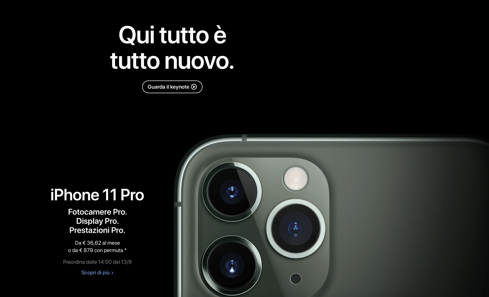 iPhone 11, iPhone 11 Pro, Preordine, Online, Apple Store