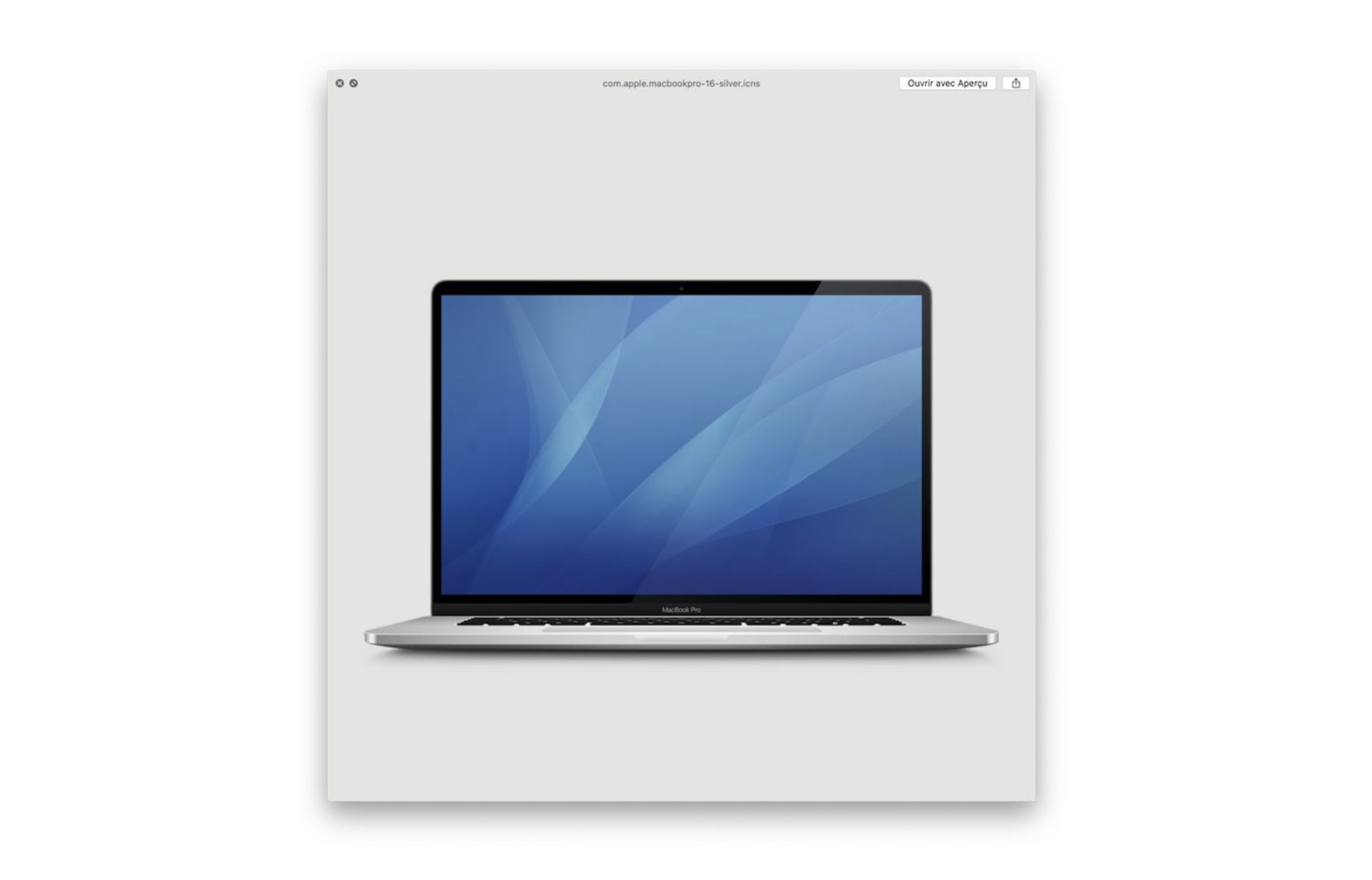 MacBook Pro, 16 pollici, Icona, macOS Catalina