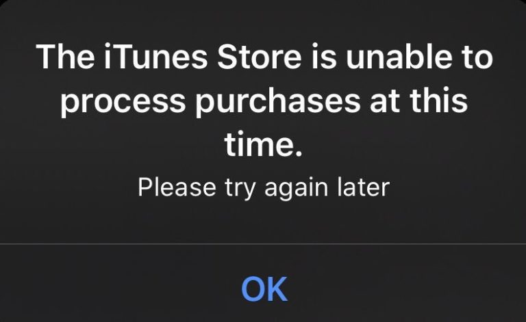 iOS 13, Errore, iPhone, The iTunes Store is unable