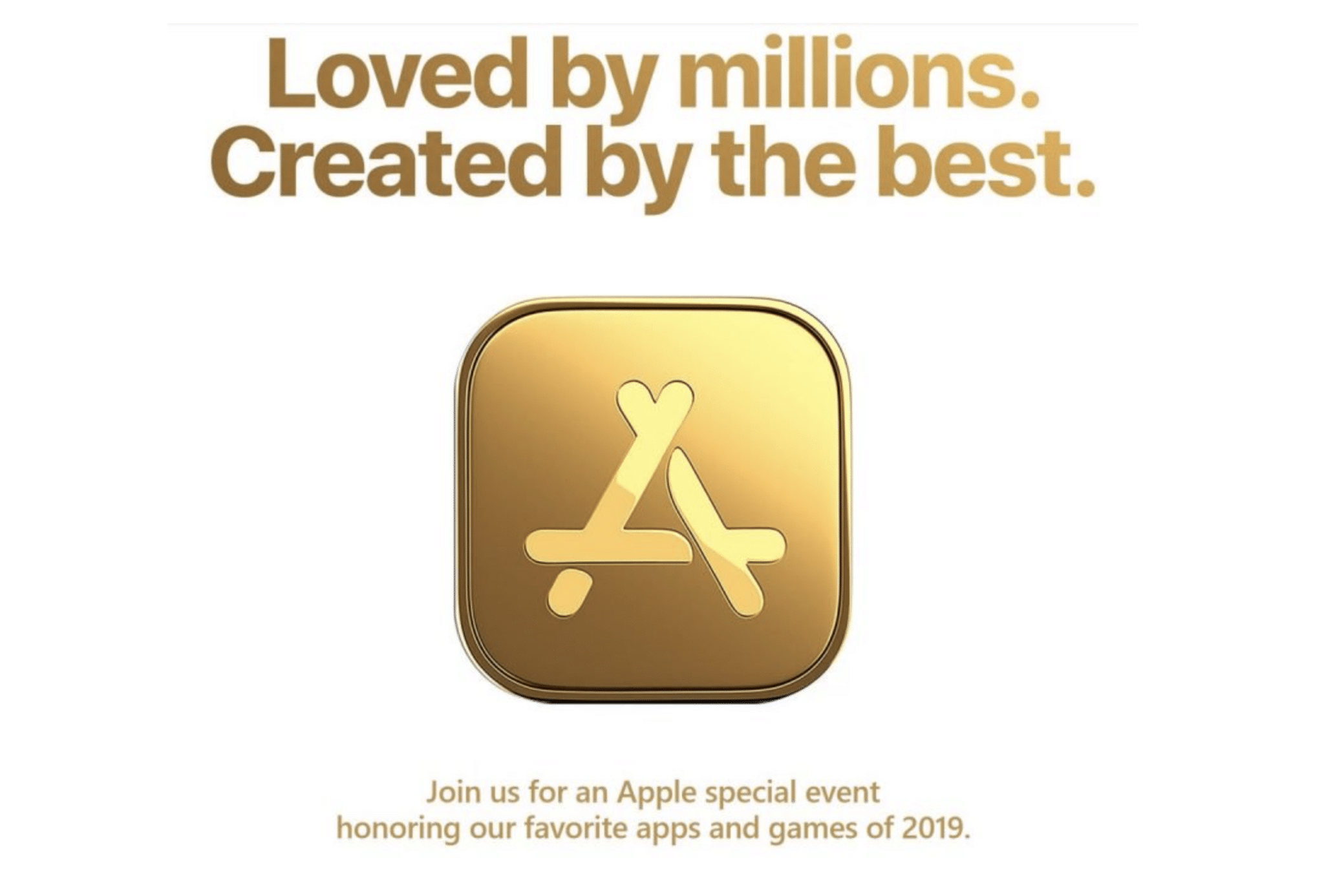 Apple Event, App Store, 2 dicembre 2019