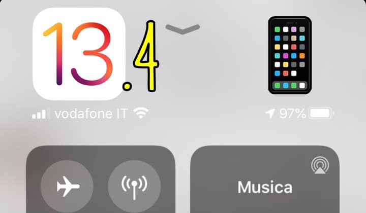 iOS 13, iOS 13.4, Centro di Controllo, Vecchi, iPhone