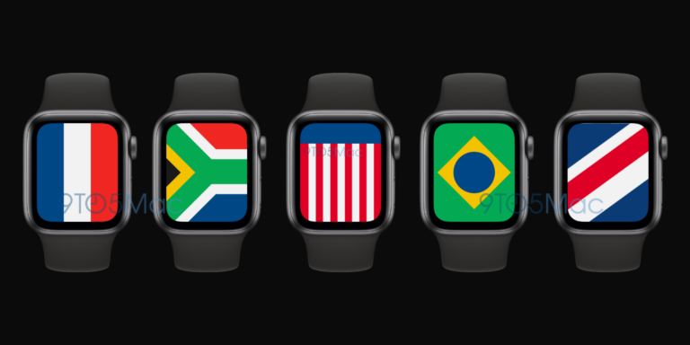 Apple Watch Series 6, Quadranti, Bandiere, watchOS 7