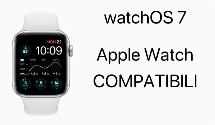 watchOS 7, Compatibili, Apple Watch