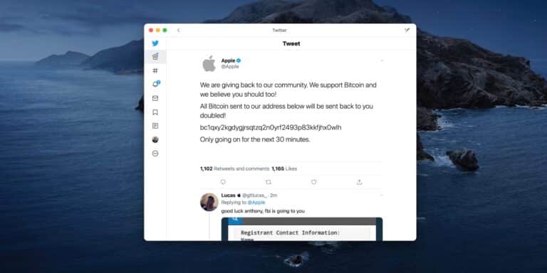 Apple, Hacker, Twitter, Bitcoin