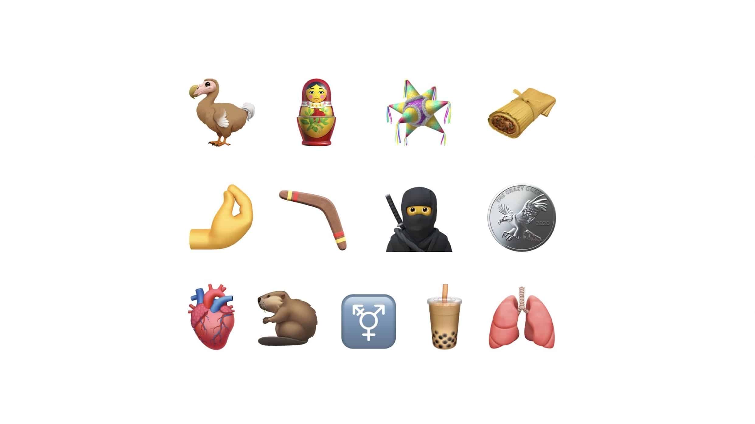 iOS 14, Anteprima, Emoji