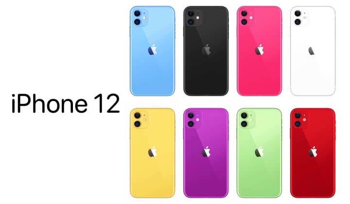 iPhone 12, Nuovi, Colori, 2020