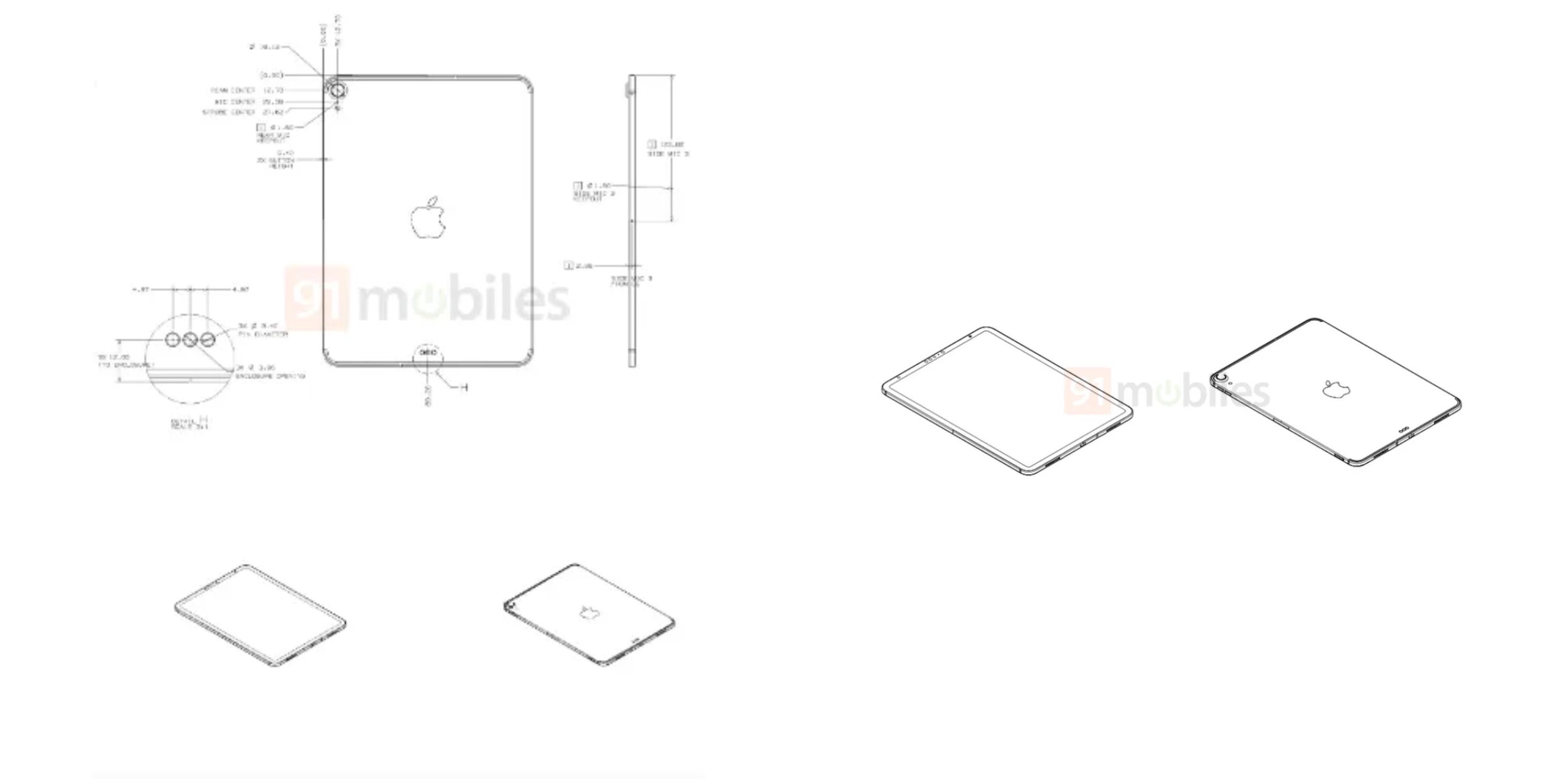 iPad Air 4, Schema, Immagini, Face ID