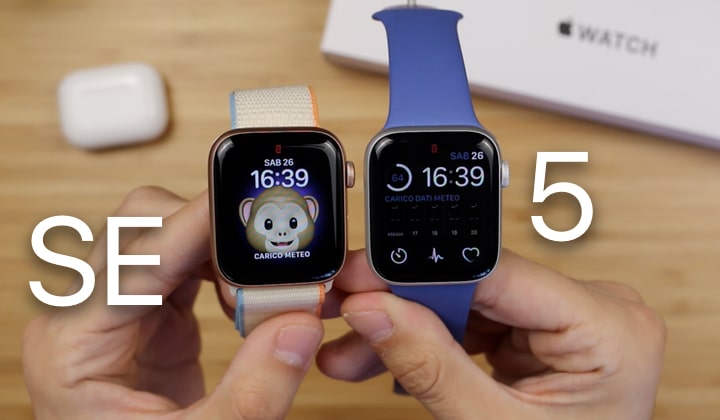 Apple Watch SE, Confronto, Apple Watch Series 5