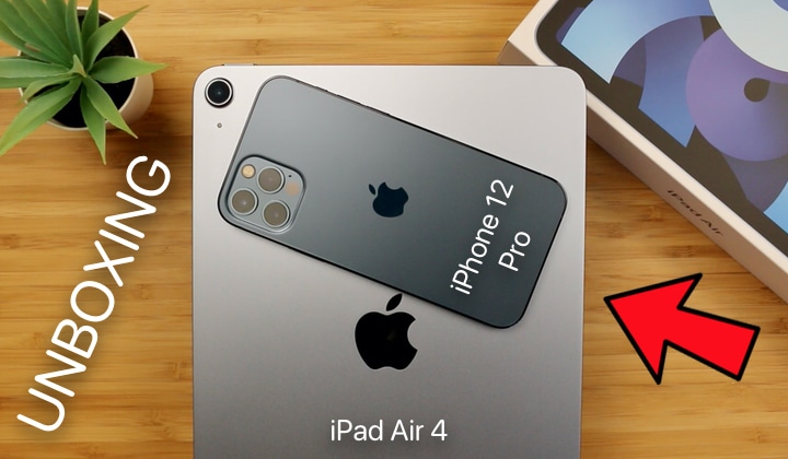 Unboxing, iPhone 12 Pro, iPad Air 4