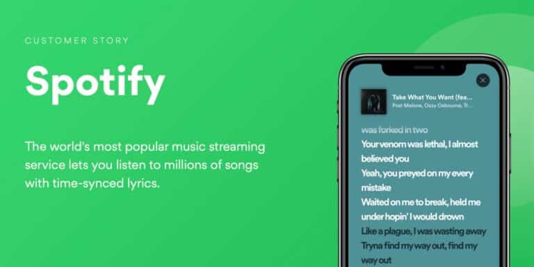 Spotify, Novità, Testi, Live